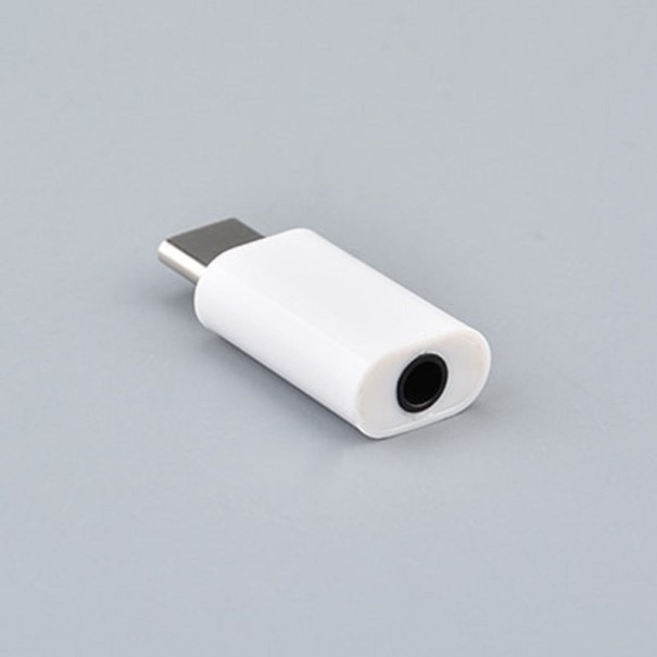 Adaptér USB-C na 3,5 mm jack biela