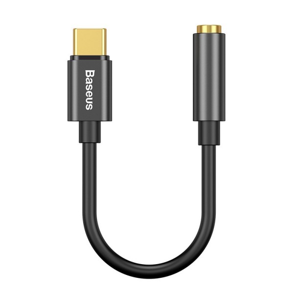 Adaptér USB-C na 3,5 mm jack K103 čierna