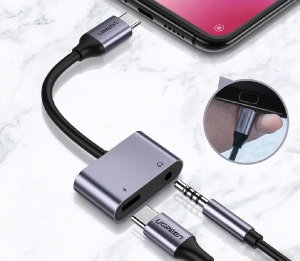 Adaptér USB-C na 3,5 mm jack / USB-C K27 1