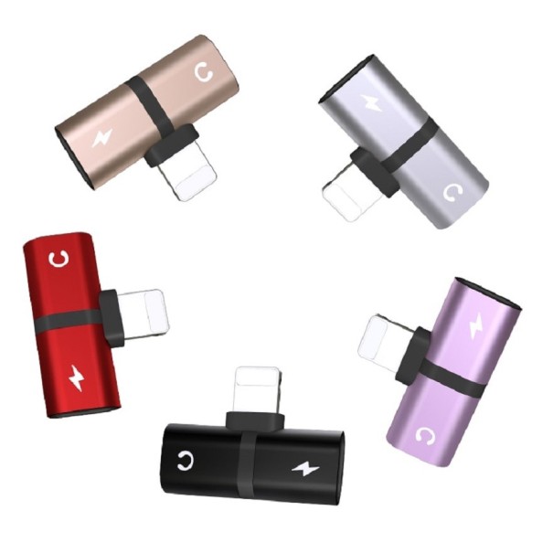 Adapter voor Apple iPhone lightning naar 2x Lightning