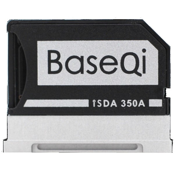 Adaptér z Micro SD na SD kartu pre notebooky Microsoft Surface Book a Surface Book 2 Telo zo zliatiny hliníka Čiernostriebrné prevedenie 1