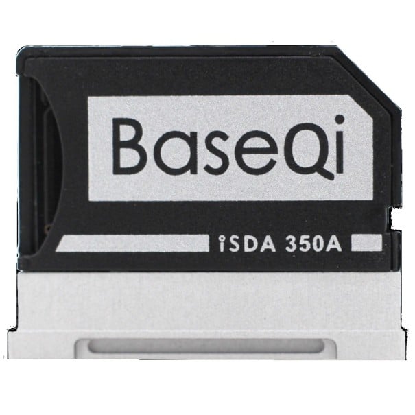 Adaptér z Micro SD na SD kartu pro notebooky Microsoft Surface Book a Surface Book 2 Tělo ze slitiny hliníku Černostříbrné provedení 1