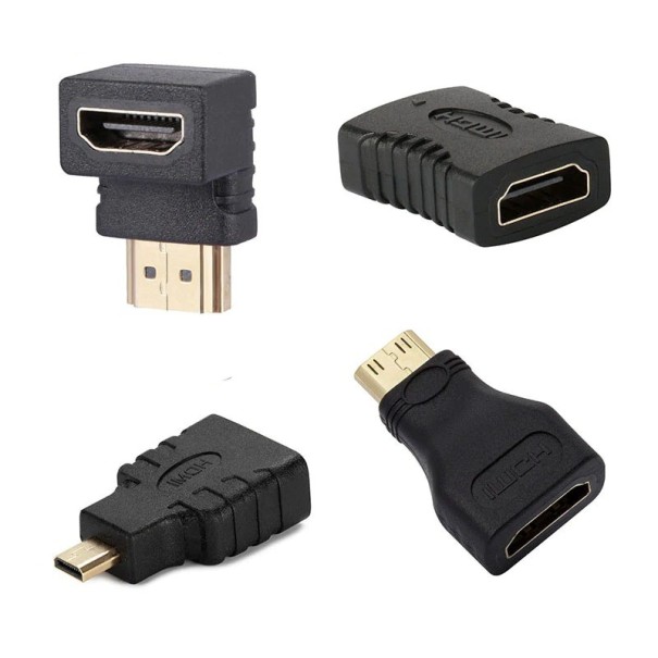 Adaptery HDMI / Mini HDMI / Micro HDMI 4 szt 1