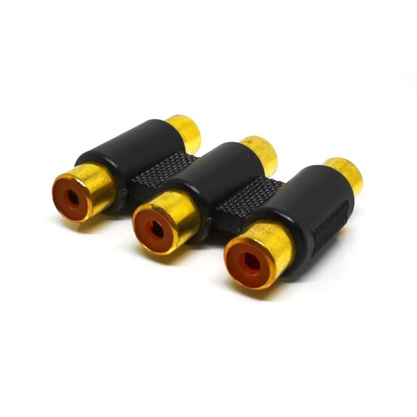 Adaptor 2x RCA / 3x RCA F / F 2