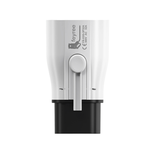 Adaptor de încărcare Type 2 la GB/T 22 kW 32A trifazat AC alb negru pentru conectarea vehiculului electric la stația de încărcare 1