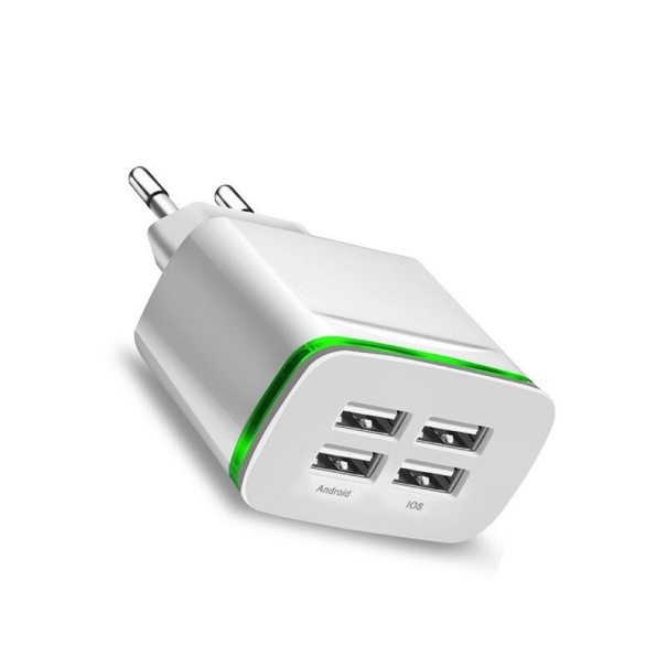 Adaptor de rețea 4 porturi USB K860 alb