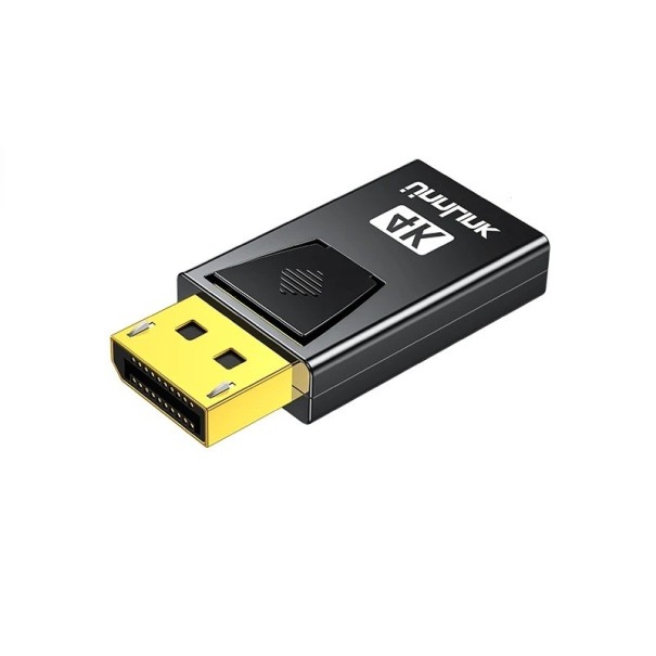 Adaptor DisplayPort mascul la HDMI mamă 4K 30Hz PVC DP la HDMI Adaptor Convertor PC Notebook Monitor TV Plug &amp; Play Design durabil Transmisie 1