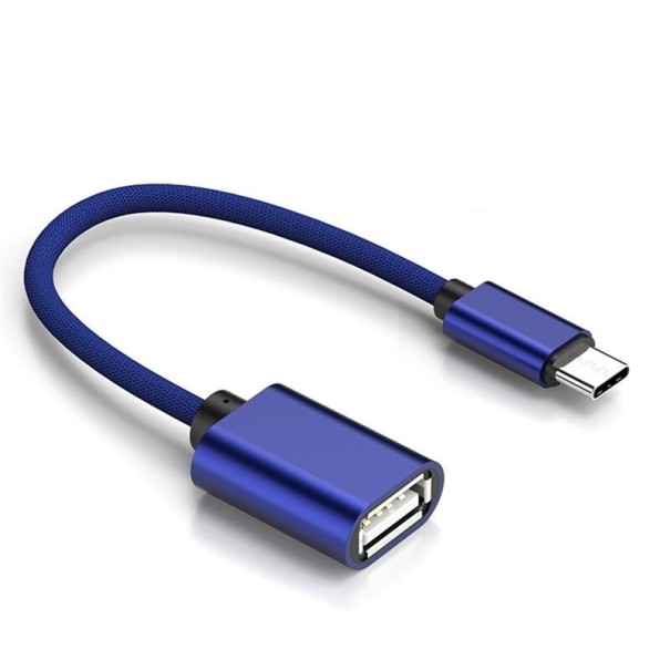 Adaptor USB-C la USB K79 albastru