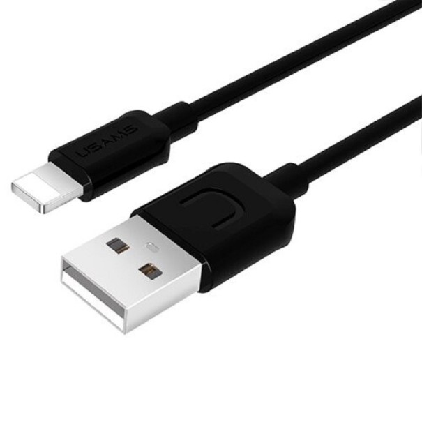 Adatkábel az Apple Lightning-hoz az USB K558-hoz fekete