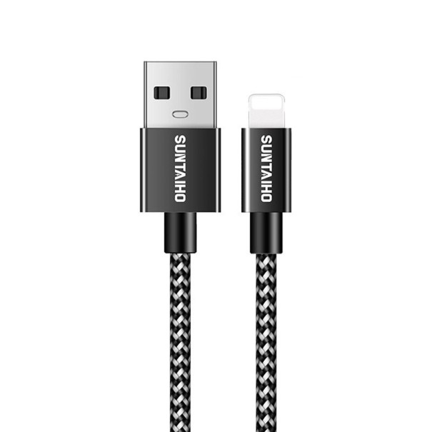 Adatkábel az Apple Lightning-hoz USB-re 3 db fehér