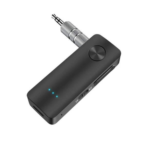 Adattatore audio Bluetooth 5.3 2in1 Ricevitore e trasmettitore 3,5mm AUX Jack USB per TV PC Auto Handsfree Stereo Musica Compatibile con dispositivi Bluetooth 1