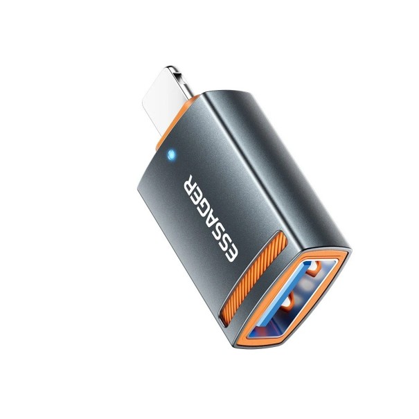 Adattatore USB A a Lightning OTG ricarica rapida 3A e trasferimento dati USB 2.0 1
