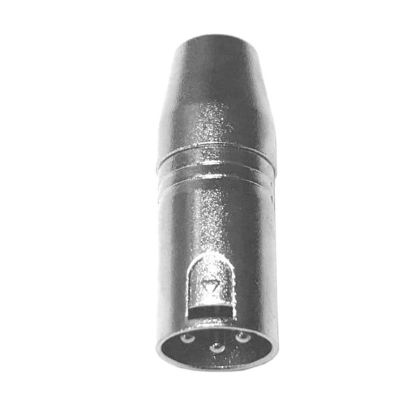 Adattatore XLR 3pin maschio a 3,5 mm jack TRS femmina per collegare un microfono all'ingresso XLR Corpo metallico Dimensioni circa 5,7 x 2,1 cm 1