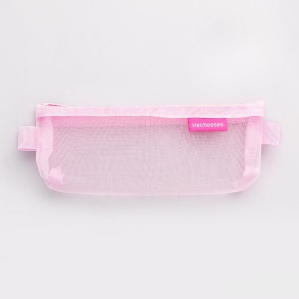 Ademend ovaal etui roze