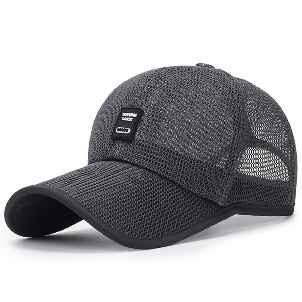 Ademende kap T114 donkergrijs