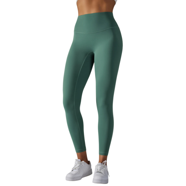 Ademende legging met hoge taille voor dames, sportbroek voor fitness, yoga, hardlopen, fietsen, elastische sportkleding, comfortabele pasvorm