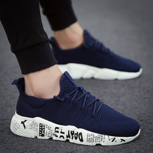 Ademende sneakers voor heren J2763 blauw 40