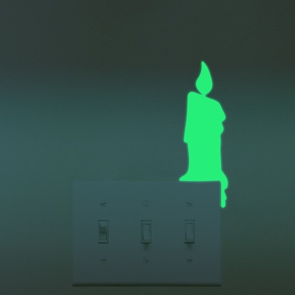 Adesivo luminoso sopra l'interruttore 8