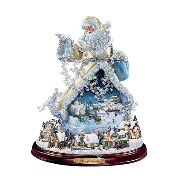 Adesivo natalizio per finestra Babbo Natale 2