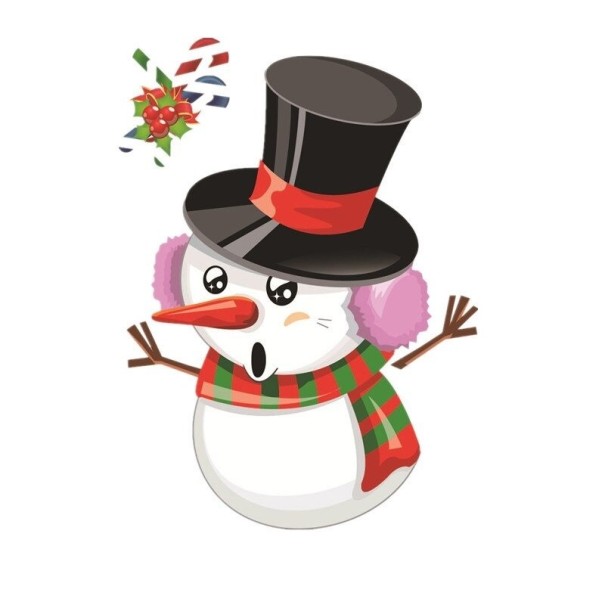 Adhesivo navideño para ventana 1