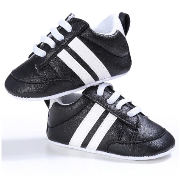 Adidași pentru copii negru 6-12 luni