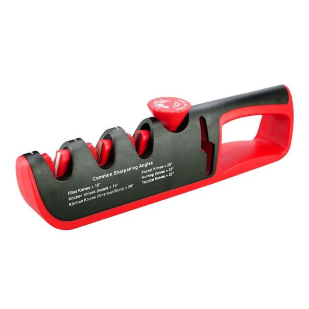 Adjustable Knife and Scissors Sharpener black