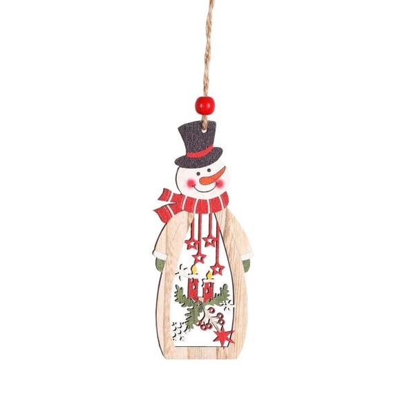 Adorno navideño de madera A1 3