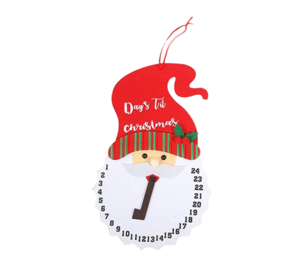 Adventní kalendář Santa Claus s dýmkou 1
