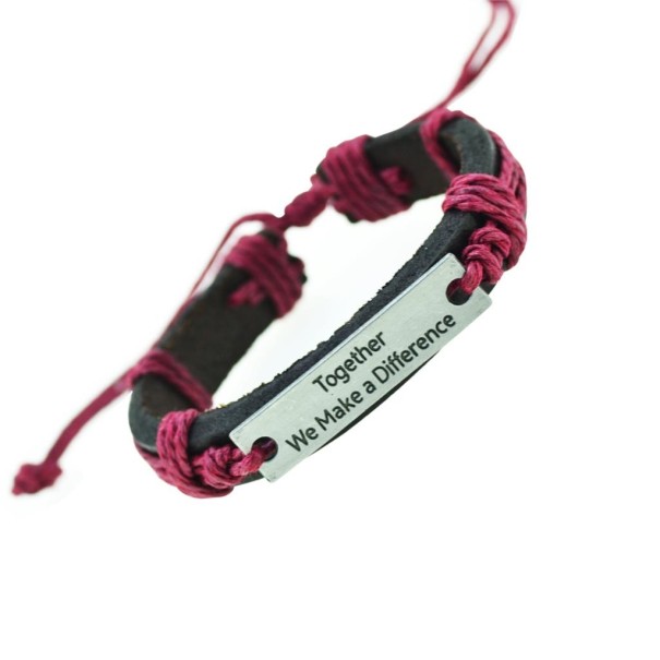 Ægte læderarmbånd til kvinder J2443 4