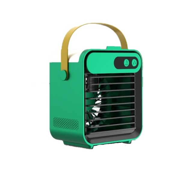 Aer condiționat mobil cu suport pentru telefon verde