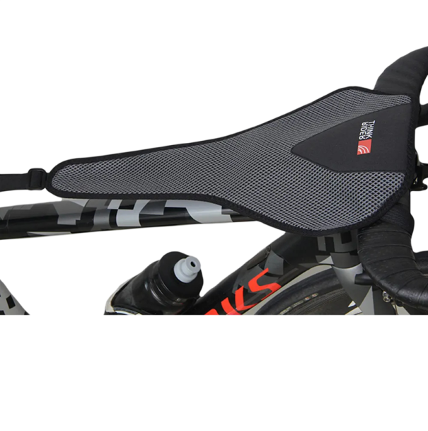 Aerodynamisk cykelrammeovertræk 45 × 25 cm mesh og neopren med justerbar fastgørelse med velcro til landevejscykling 1