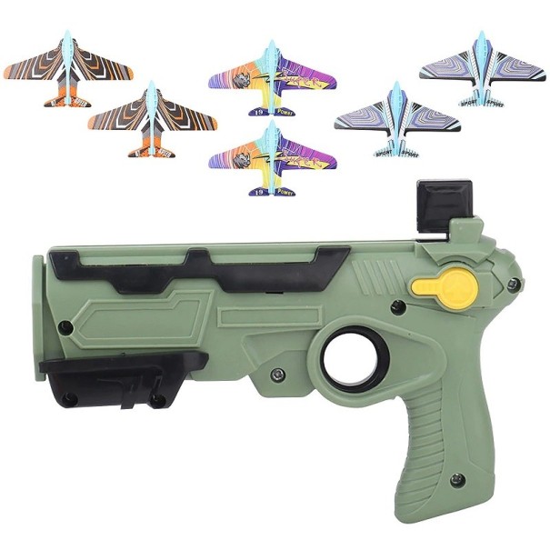 Aeroplane Shooting Gun army green