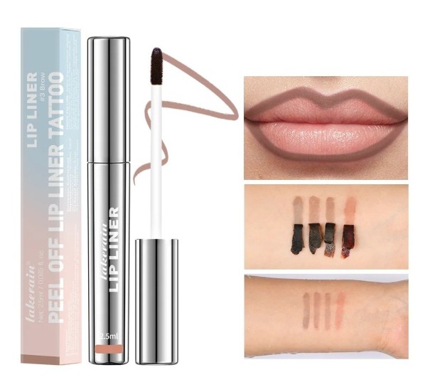 Afbladderende lipliner Waterdichte matte textuur Langdurig effect Geen uitlopen Eenvoudige applicatie voor make-up Brow
