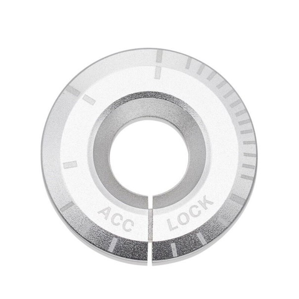 Afdekking contactslot zilver