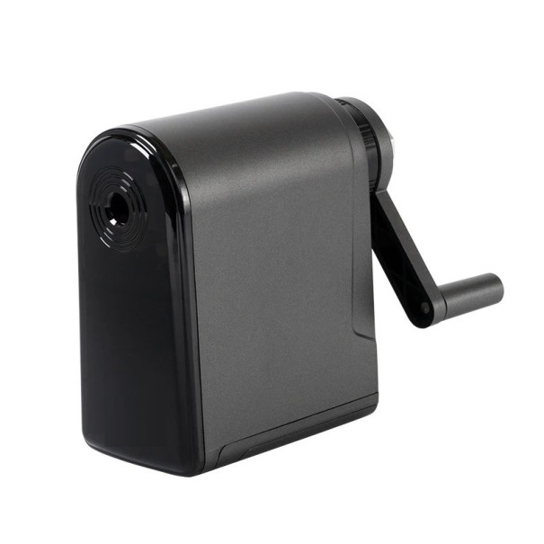 Affilatore manuale con manovella per artisti Affilatore professionale a manovella per matite con punta lunga Affilatore con durezza regolabile della matita Affilatore manuale per matite da schizzo e disegno 11,4 x 5,7 x 14,1 cm 1