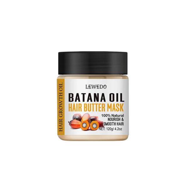 Afrikanische Haarmaske mit Batanaöl Batanabutter Haarwachstum Ernährung gegen Haarausfall Geschädigtes Haar Wiederherstellung Vitalität Natürliche Pflege 1