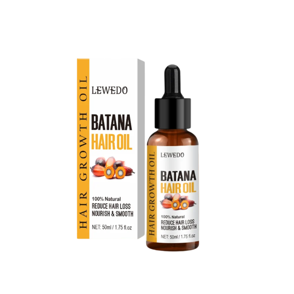 Afrikansk hårolja med batanasmör 50 ml Hårväxt Näring för rötterna Förebyggande av håravfall Naturlig vård Glansigt starkt och friskt hår