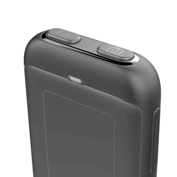 Afstandsbediening voor mobiele telefoon 7 x 3,9 x 1,2 cm Bluetooth Air Mouse Touch iOS Android Home Terug Spraak Foto Fn-knoppen zwart