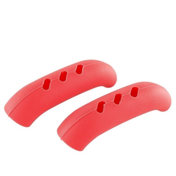 Agarraderas de silicona 2 uds. rojo