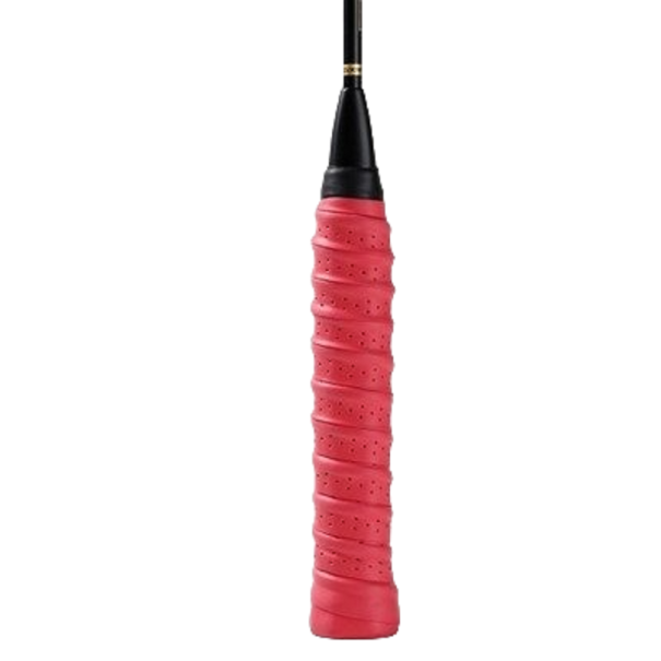 Agarre básico de raqueta rojo