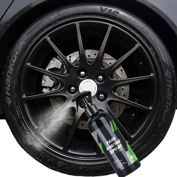 Agent lichid de renovare a anvelopelor în spray 50 ml Înnegrirea cauciucului Strălucirea și protecția anvelopelor Restaurarea culorii Protecția 1
