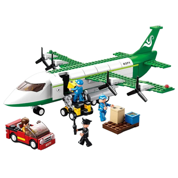 Airplane Construction Set 383 pcs Construction Airplane 39.3 cm 1