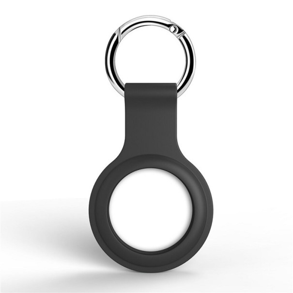Airtag-etui med ring sort