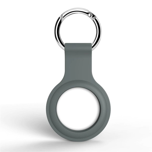 Airtag-Hülle mit Ring dunkelgrau