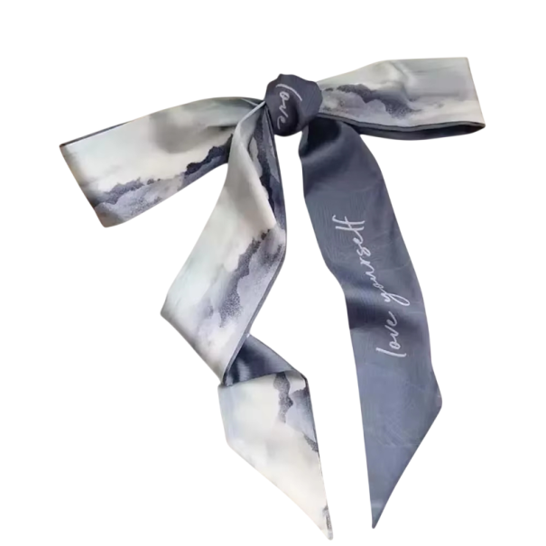 Airy Playful 6 x 90 cm Multifunctional Scarf with Print Hair Ribbon for Head and Neck Bag Headband Casual Head Covering 1