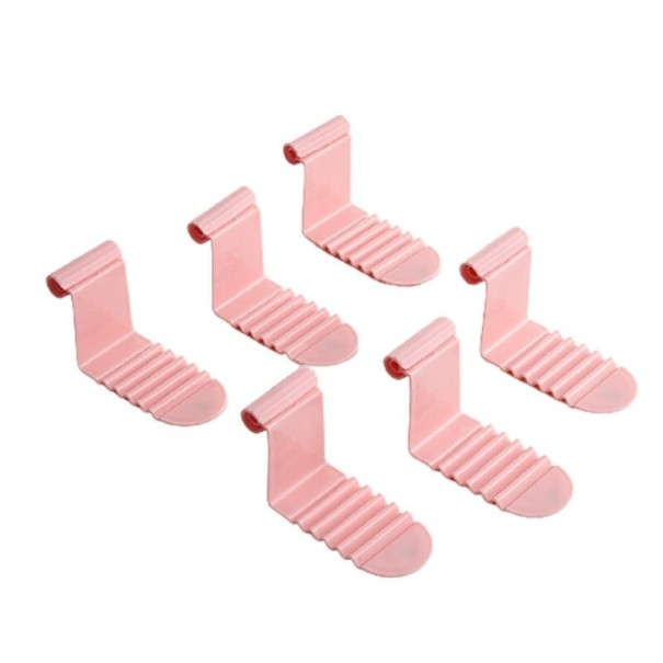 Ajustador de lençol 6 unidades rosa