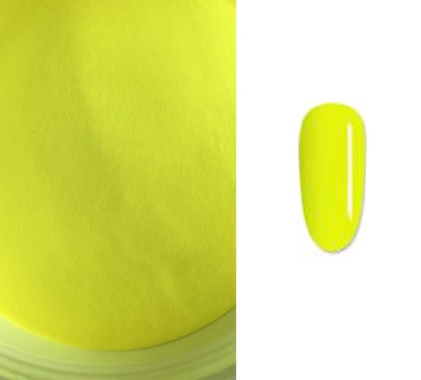 Akrylový púder na nechty 100 g žltá