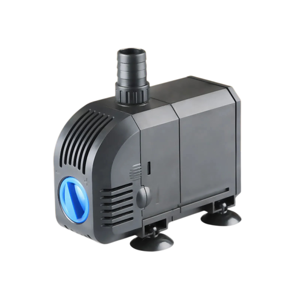 Akvarijní ponorné čerpadlo HJ-2500 45 W s regulovatelným průtokem 2500 l/h a výtlakem 2,7 m o rozměrech 139 x 75 x 106 mm v černé barvě 1