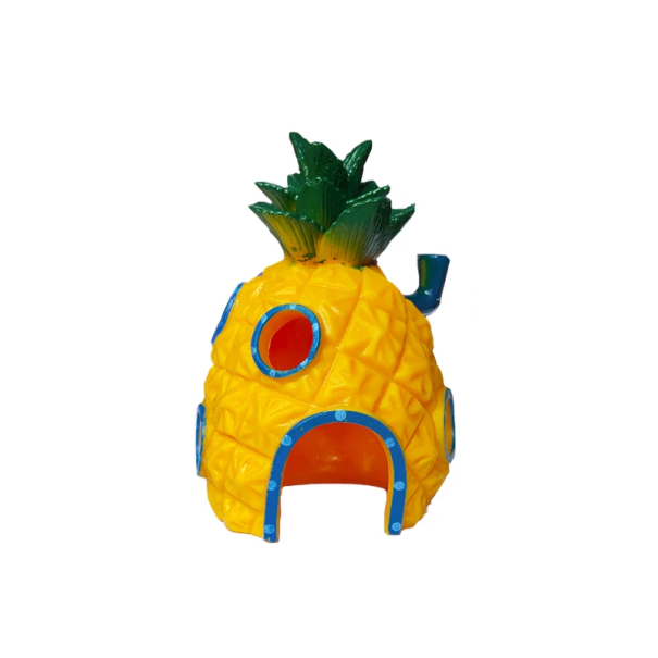 Akvariumdecoratie 6,5 x 6,5 x 12,5 cm Ananas Huis SpongeBob Stijl Gedetailleerde decoratie voor het aquarium Onderwaterhuis voor vissen 1