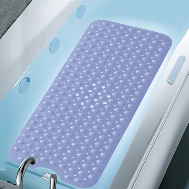 Alfombra de baño antideslizante azul